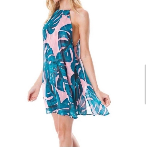 Show Me Your Mumu Byron Dress in Palms Away - Picture 2 of 7